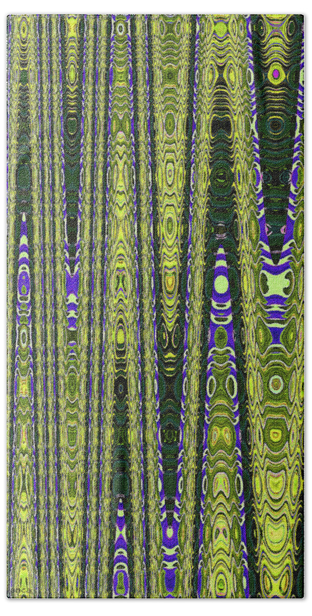 Abstract #9062sw Bath Towel featuring the digital art Abstract #9062sw by Tom Janca