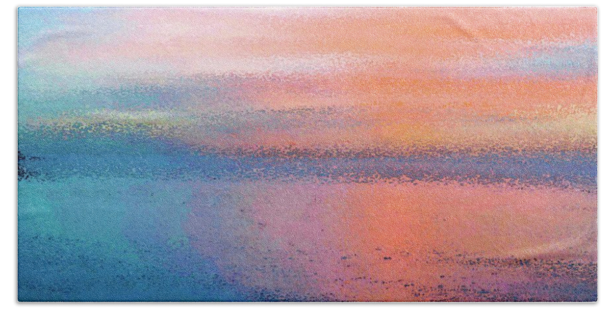 Wall Decor Bath Towel featuring the photograph Abstract Sunset by Coke Mattingly