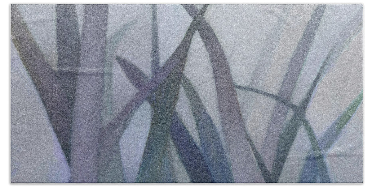 Grass Hand Towel featuring the photograph Abstractions from Nature - Grass by Mitch Spence