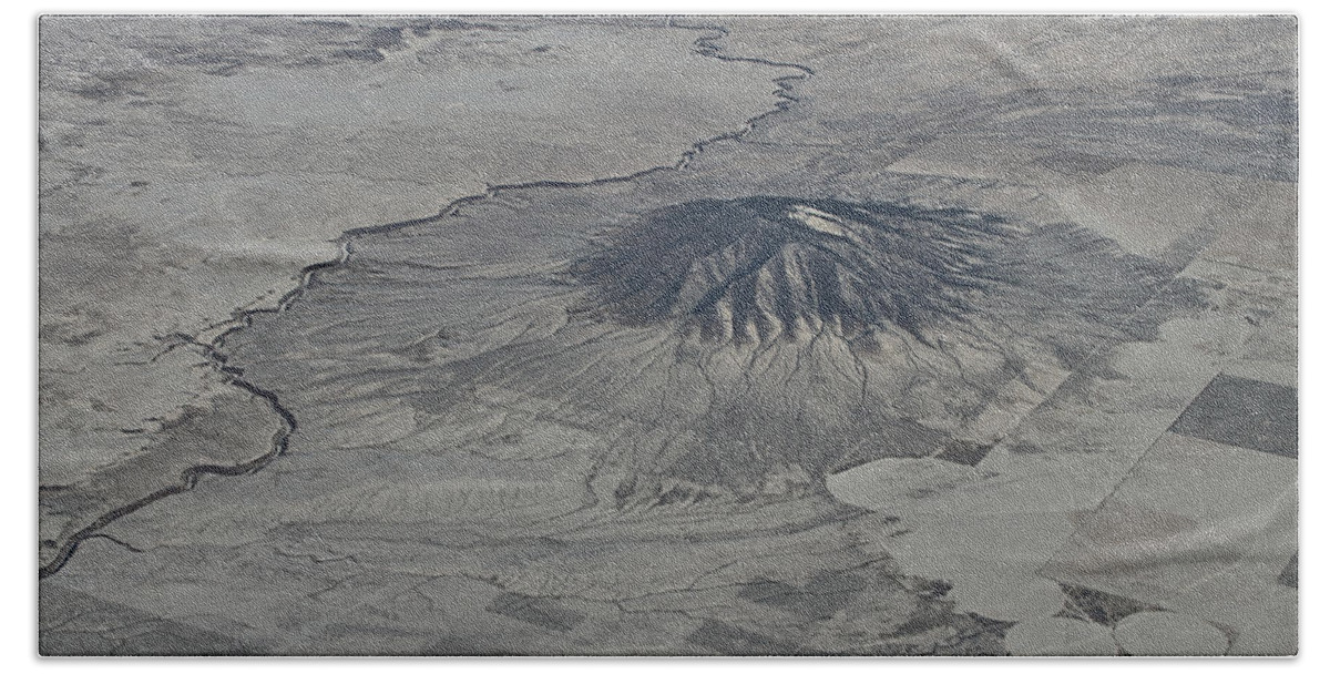 Aerial Photography Hand Towel featuring the photograph Aerial 5 by Steven Richman
