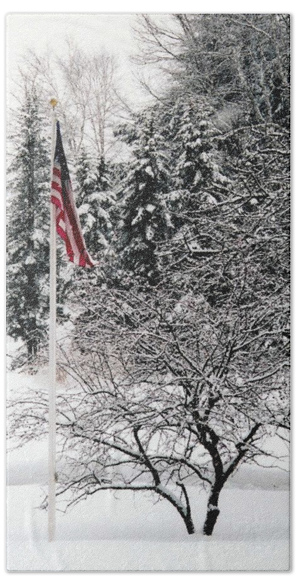 America Hand Towel featuring the photograph After the Storm by John Scates