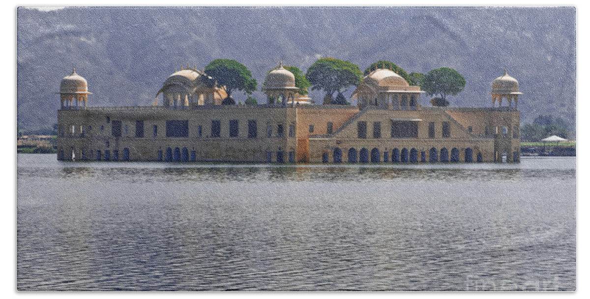Jal Mahal Bath Towel featuring the photograph Afternoon. February. Jal Mahal. by Elena Perelman