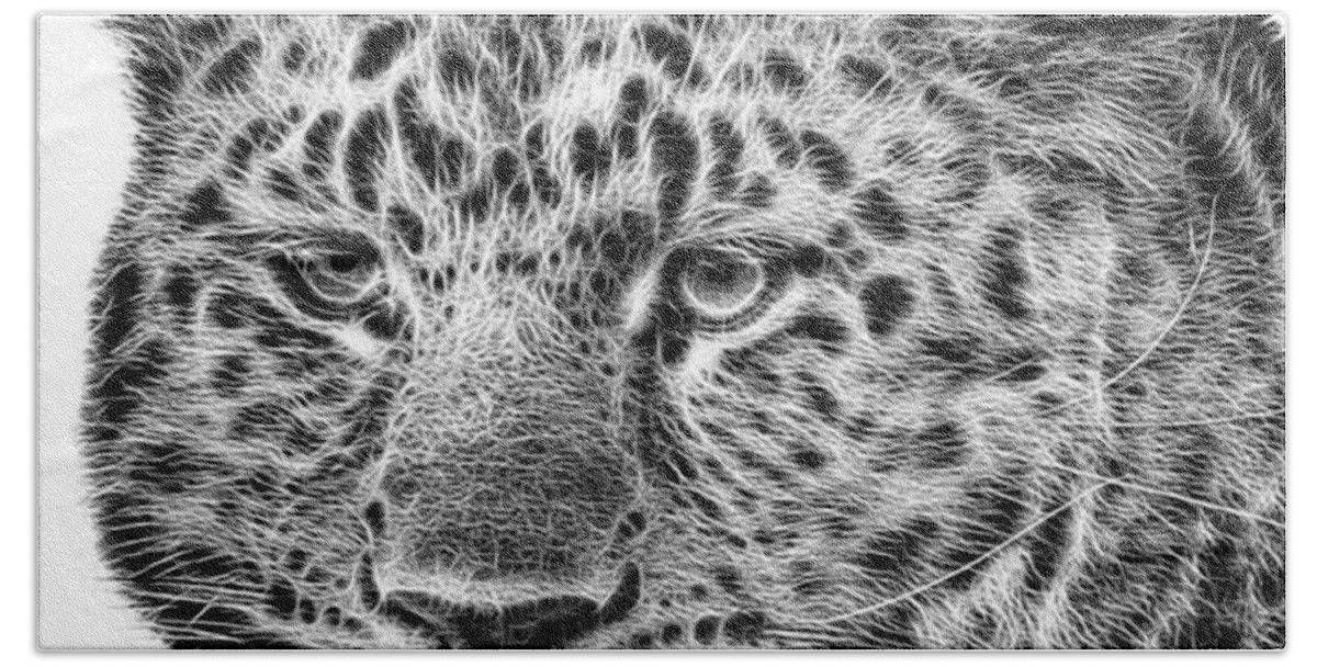 Snowleopard Bath Sheet featuring the photograph Amur Leopard #1 by John Edwards