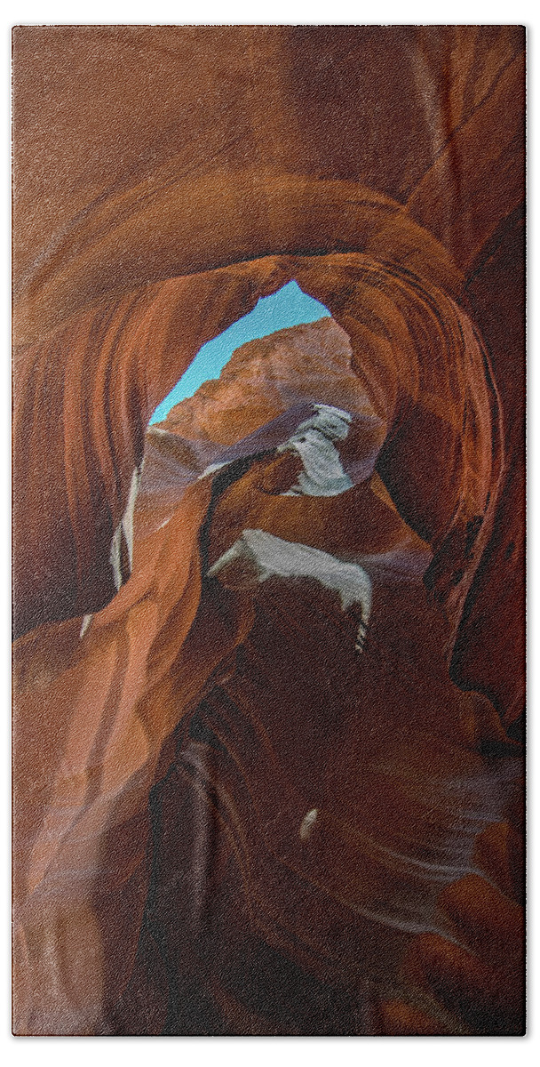 Antelope Canyon Hand Towel featuring the photograph Antelope Canyon 16 by Phil Abrams