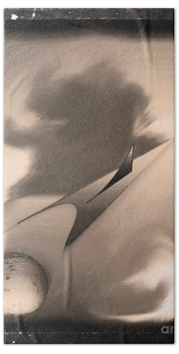 Abstract Bath Towel featuring the digital art Apologies To H G Wells by John Krakora
