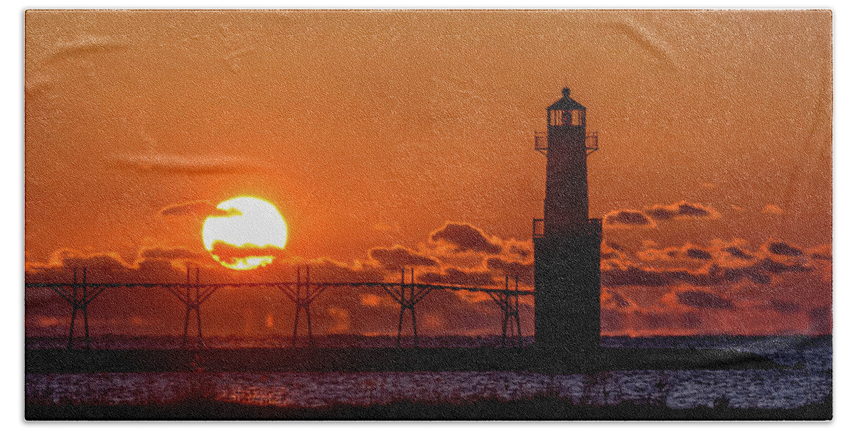 Sunrise Hand Towel featuring the photograph April Morn by Patti Raine