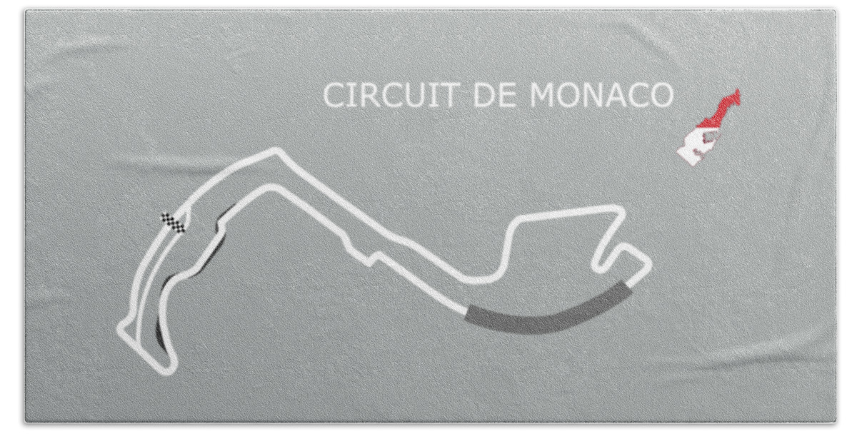 Monaco Bath Towel featuring the photograph Circuit of Monaco by Mark Rogan