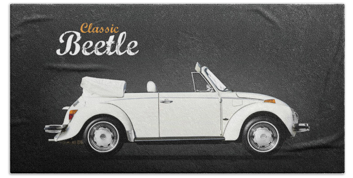 Vw Beetle Bath Sheet featuring the photograph The Classic Beetle by Mark Rogan