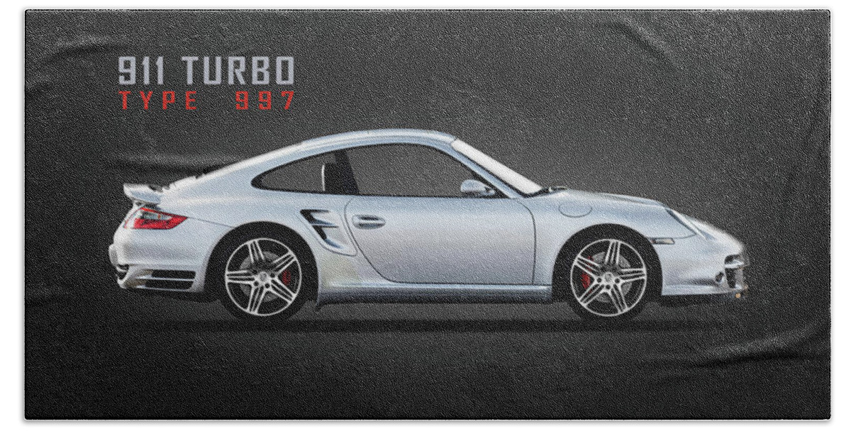 911 Bath Sheet featuring the photograph 911 Turbo Type 997 by Mark Rogan