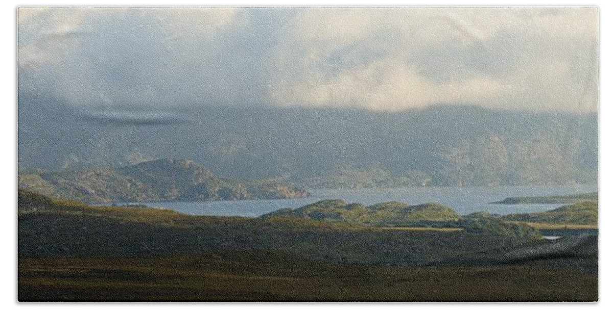 Assynt Hand Towel featuring the photograph Assynt by Stephen Taylor