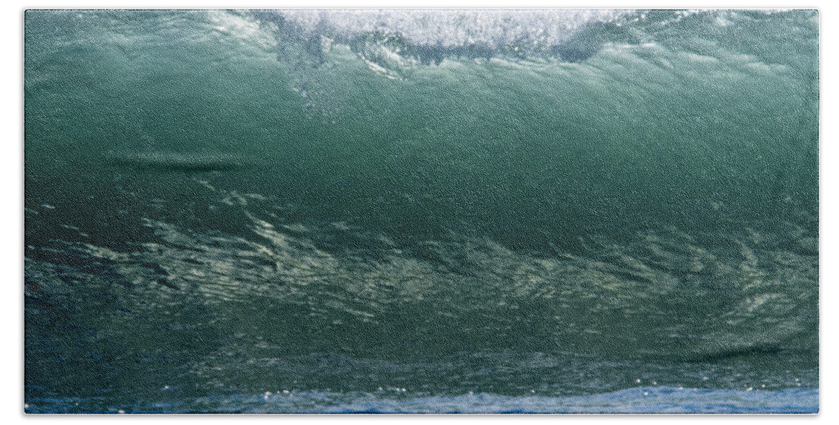 Surf Hand Towel featuring the photograph Atlantic Curl by Brian Green