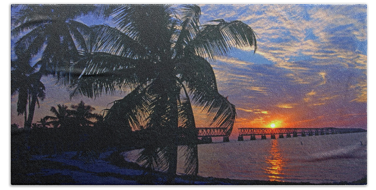 Usa Hand Towel featuring the photograph Bahia Honda State Park, Florida Keys by Gary Corbett