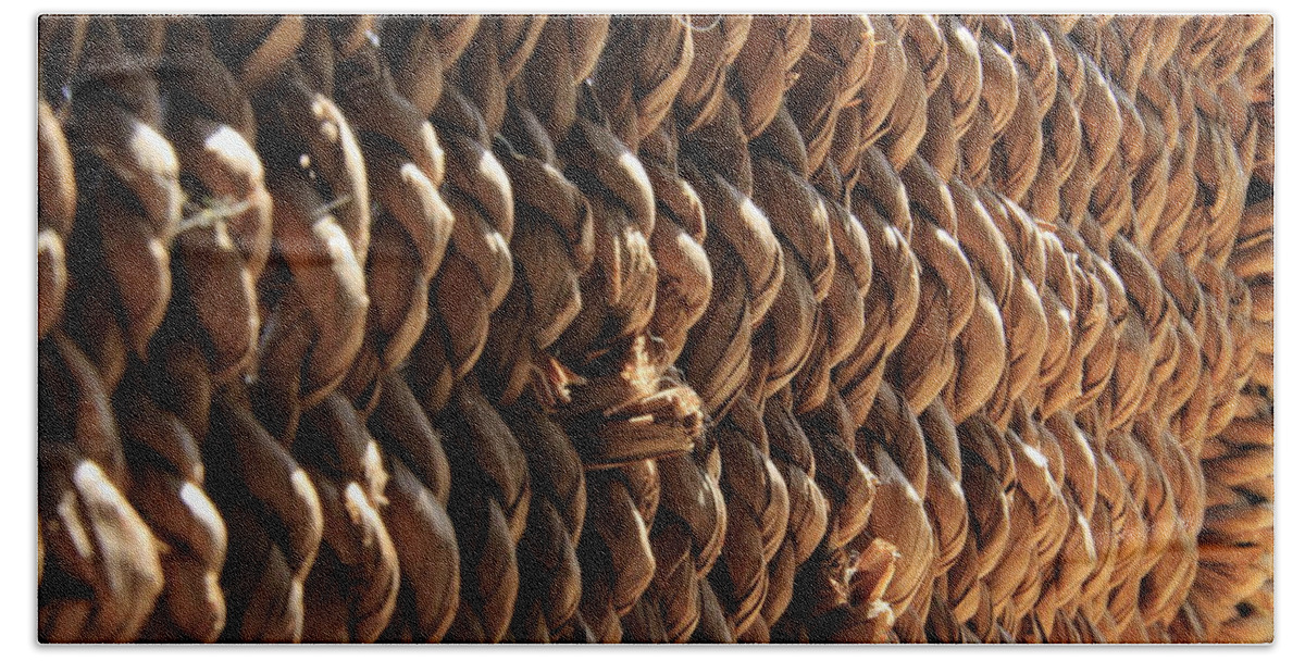 Basket Weave Bath Towel featuring the photograph Basket Weave by Valerie Collins