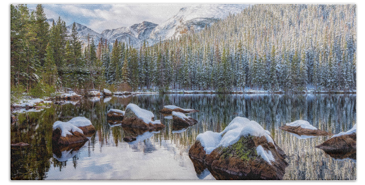 Colorado Bath Towel featuring the photograph Bear Lake Holiday by Darren White