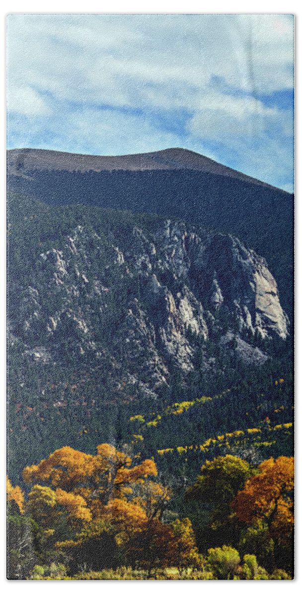 Bear Hand Towel featuring the photograph Bear Mountain by Tommy Lyles
