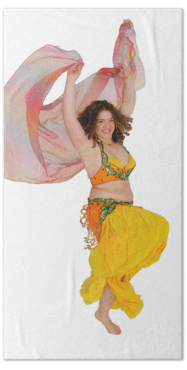 Art Bath Towel featuring the photograph Belly dancer by Ilan Rosen