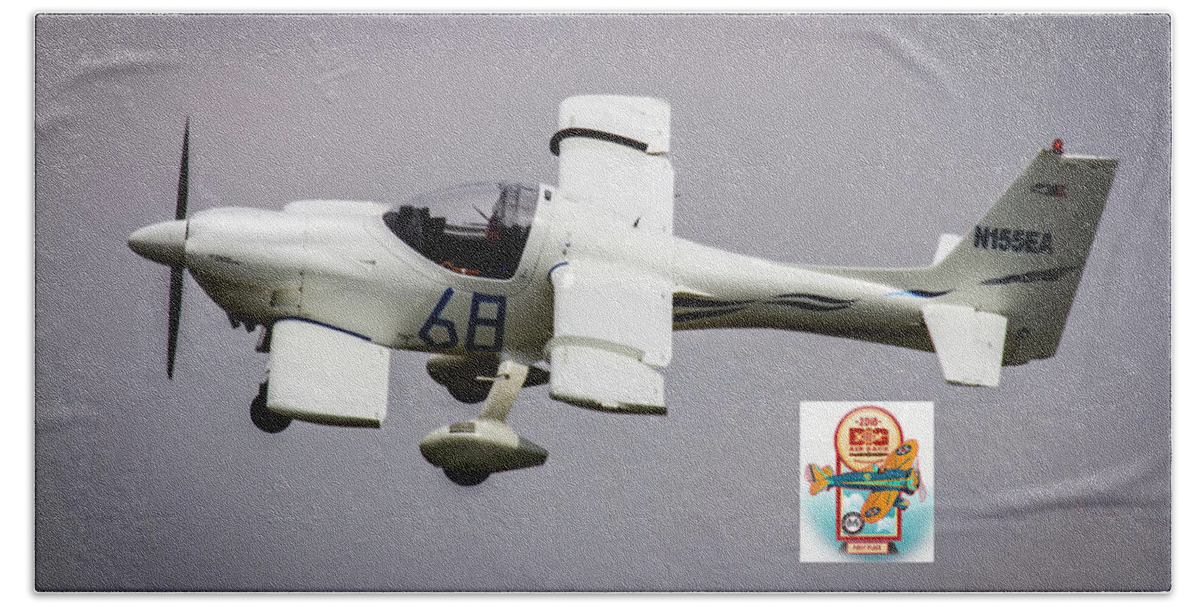 Big Muddy Air Race Hand Towel featuring the photograph Big Muddy Air Race number 68 by Jeff Kurtz