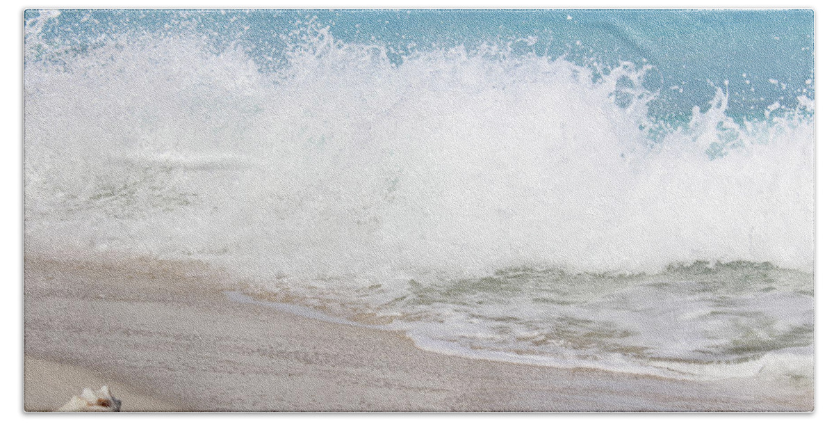 Wave Hand Towel featuring the photograph Bimini Wave Sequence 3 by Samantha Delory