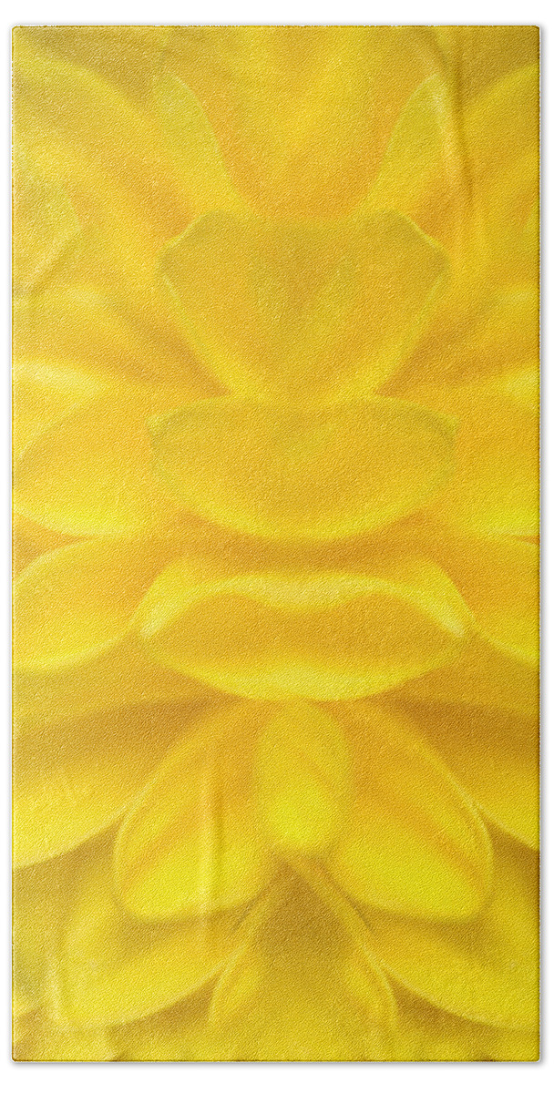 Black Eyed Susan Hand Towel featuring the photograph Black Eyed Susan Abstract by George Robinson