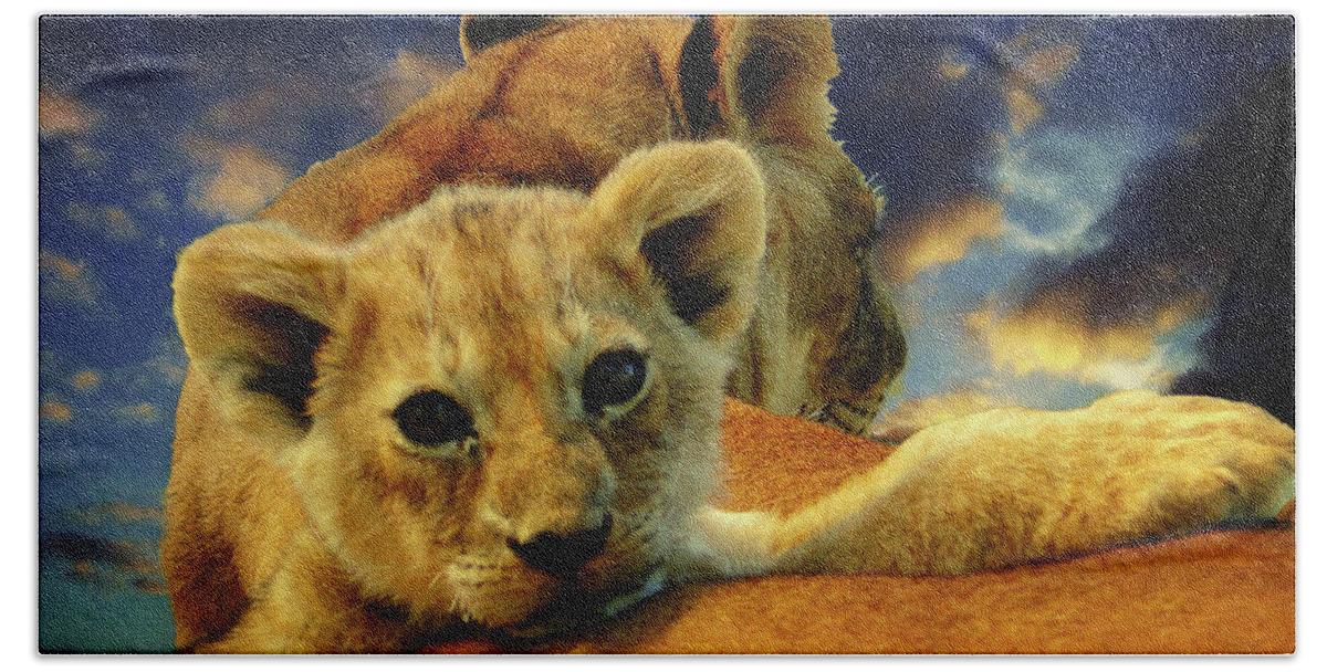 Park Hand Towel featuring the photograph Born Free III by Al Bourassa