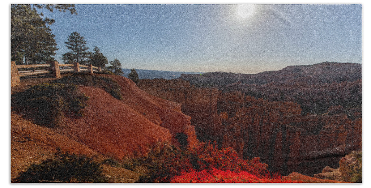 Landscape Hand Towel featuring the photograph Bryce 4456 by Michael Fryd