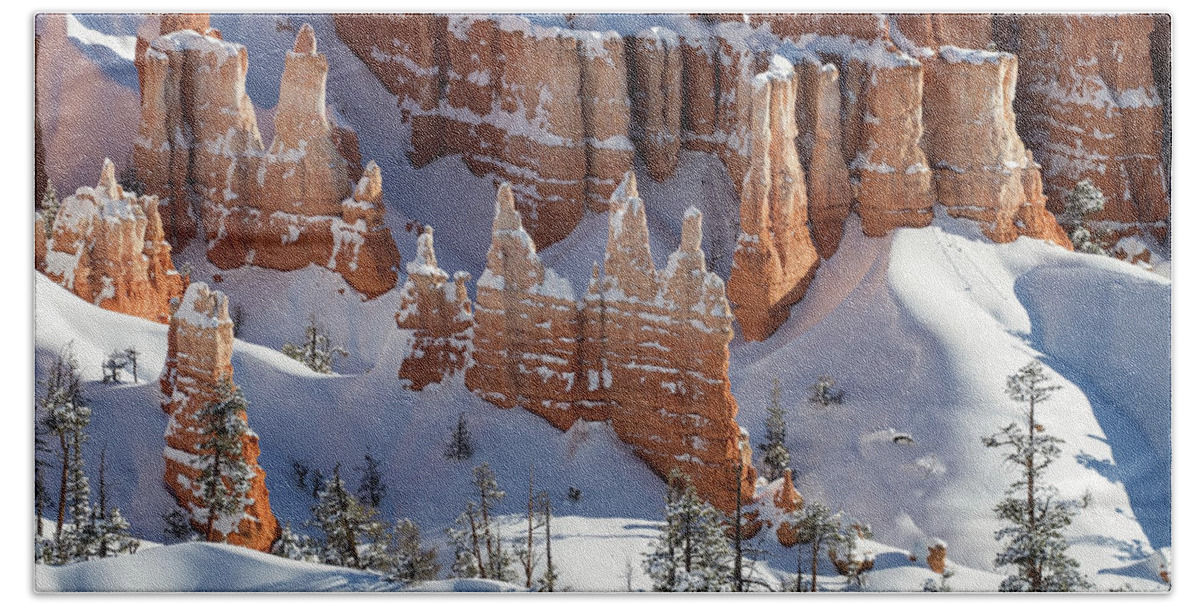 No People Bath Towel featuring the photograph Bryce Canyon National Park by Brett Pelletier