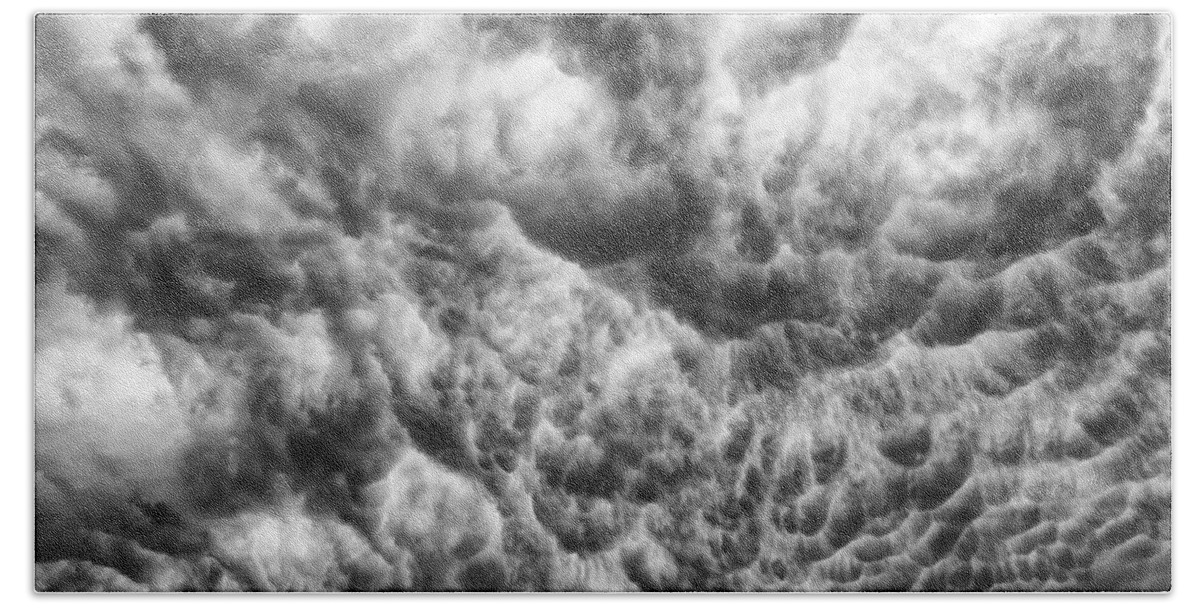 Storm Clouds Hand Towel featuring the photograph Bubble and Burn by Charles McCleanon