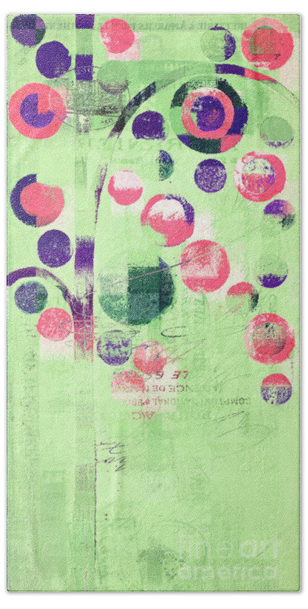 Abstract Bath Towel featuring the photograph Bubble Tree - 224c33j5r by Variance Collections