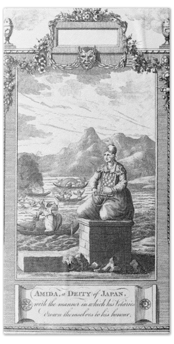 18th Century Bath Towel featuring the photograph Buddhism: Amitabha by Granger