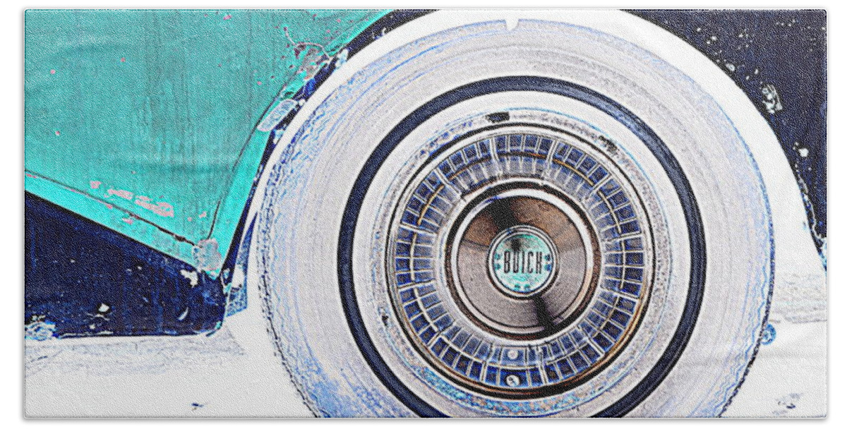 Old Buick Bath Towel featuring the photograph Buick Super Coupe by Cathy Shiflett