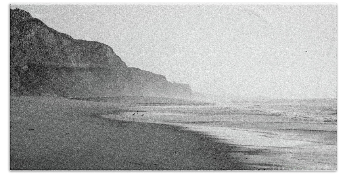 California Bath Towel featuring the photograph California Shoreline by Kimberly Blom-Roemer
