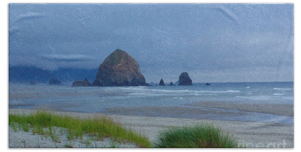 Photography Hand Towel featuring the photograph Cannon Beach by Sean Griffin