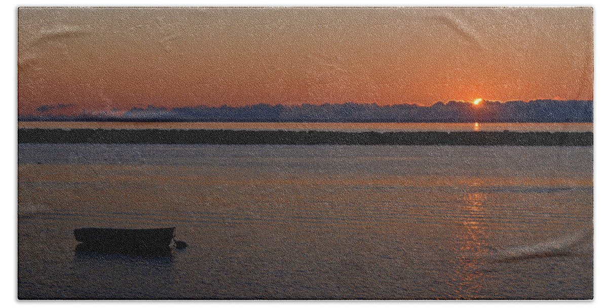 Cape Cod Hand Towel featuring the photograph Cape Cod Sunrise #3 by Ken Stampfer