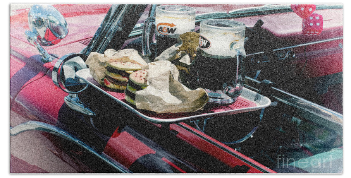 Car Hand Towel featuring the photograph Cars As Art 1 by Bob Christopher