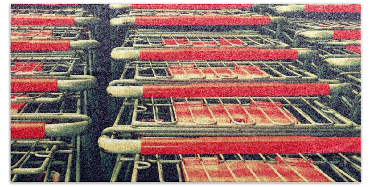 Carts Bath Towel featuring the photograph Carts by Gia Marie Houck