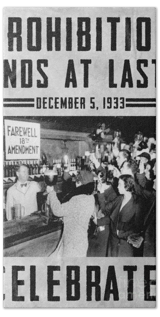 Prohibition Bath Sheet featuring the photograph Celebrate by Jon Neidert