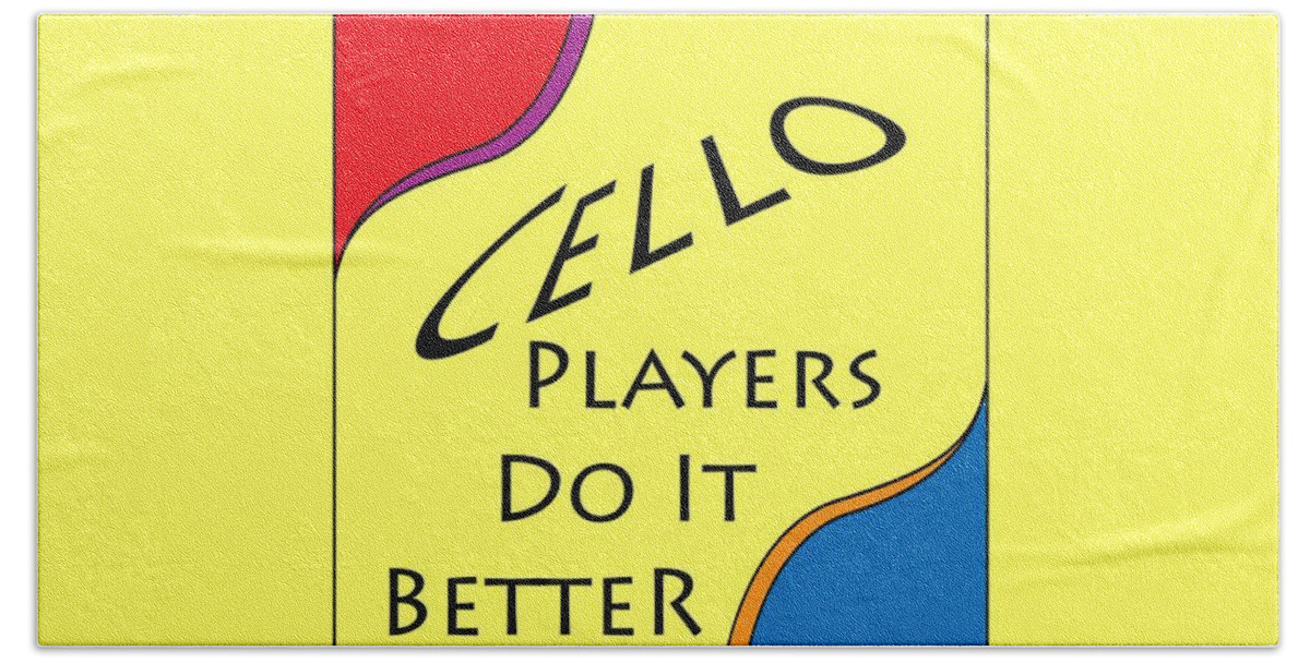Cello Players Do It Better; Cello; Orchestra; Band; Jazz; Cello Celloians; Instrument; Fine Art Prints; Photograph; Wall Art; Business Art; Picture; Play; Student; M K Miller; Mac Miller; Mac K Miller Iii; Tyler; Texas; T-shirts; Tote Bags; Duvet Covers; Throw Pillows; Shower Curtains; Art Prints; Framed Prints; Canvas Prints; Acrylic Prints; Metal Prints; Greeting Cards; T Shirts; Tshirts Bath Towel featuring the photograph Cello Players Do It Better 5660.02 by M K Miller