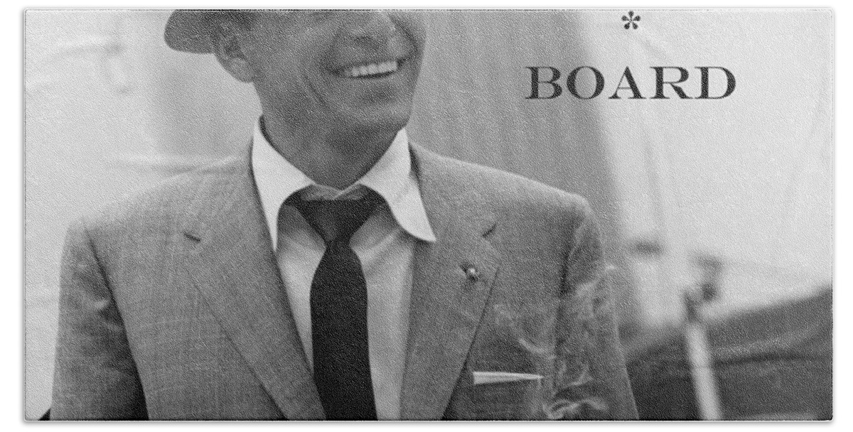Frank Sinatra Hand Towel featuring the photograph Chairman of the Board by La Dolce Vita