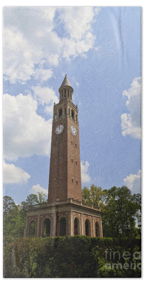 Chapel Hand Towel featuring the photograph Chapel Hill Bell Tower by Jill Lang