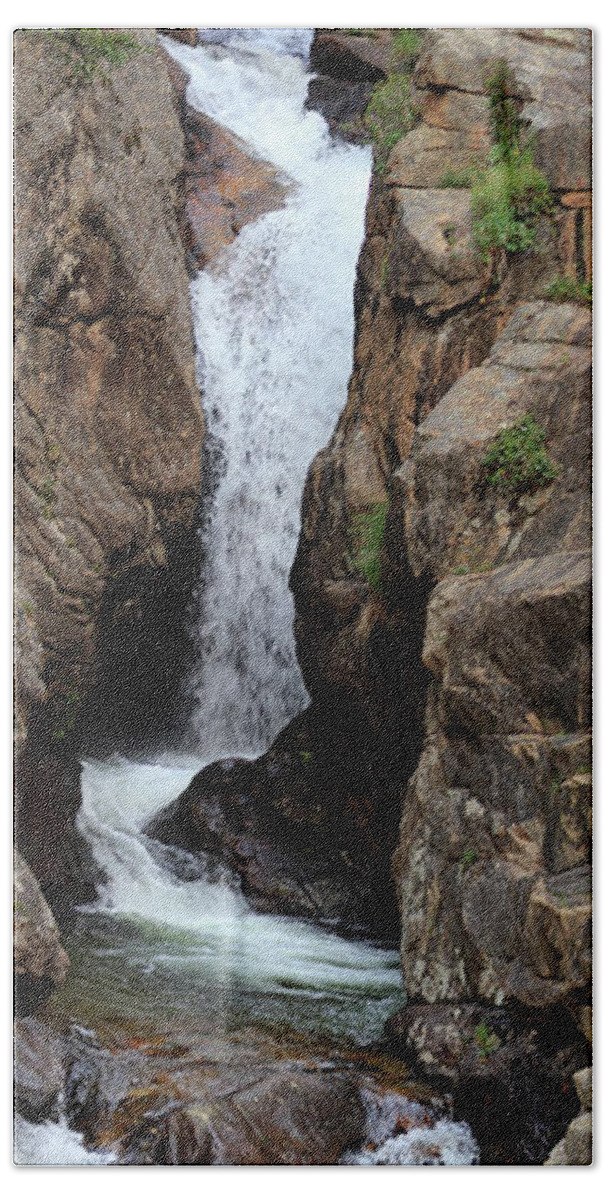 Chasm Falls Bath Towel featuring the photograph Chasm Falls 2 - Panorama by Shane Bechler