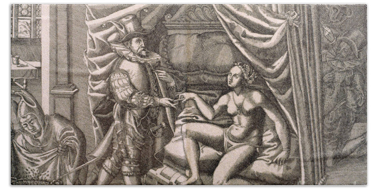 18th Century Bath Towel featuring the photograph Chastity Belt by Granger