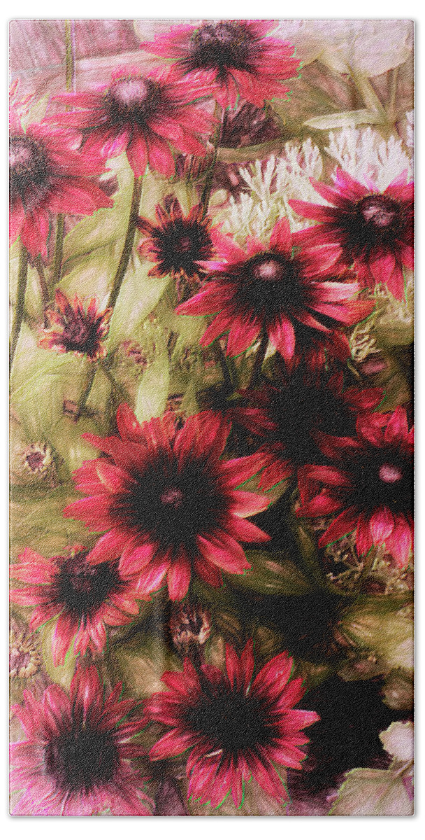 Flora Bath Towel featuring the photograph Cherry Brandy by Leslie Montgomery