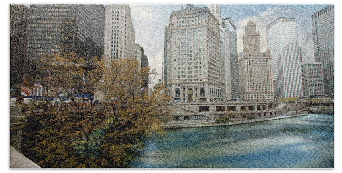 Chicago Bath Towel featuring the photograph Chicago by Jackson Pearson