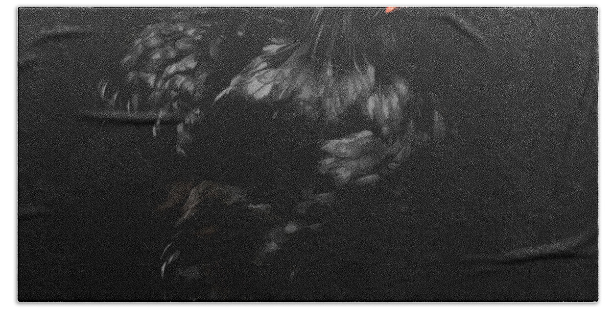 Chicken Bath Towel featuring the digital art Chicken Painting by Edward Fielding