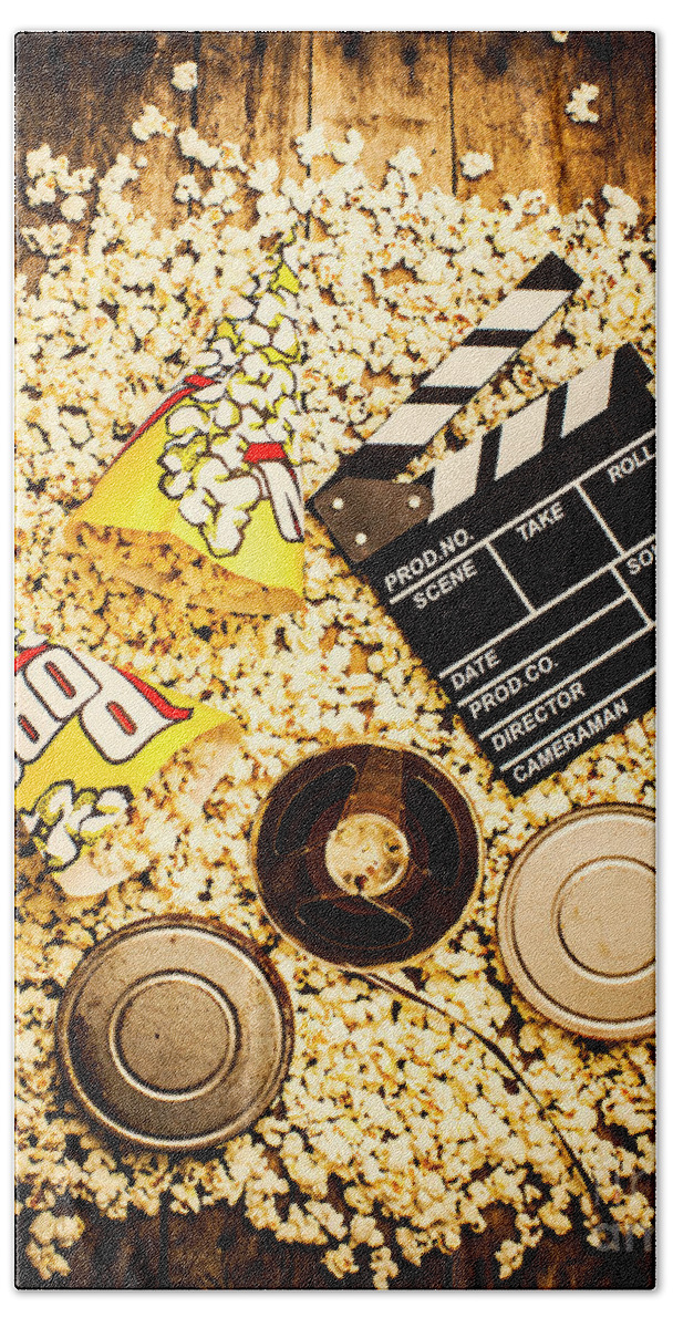 Entertainment Hand Towel featuring the photograph Cinema of entertainment by Jorgo Photography