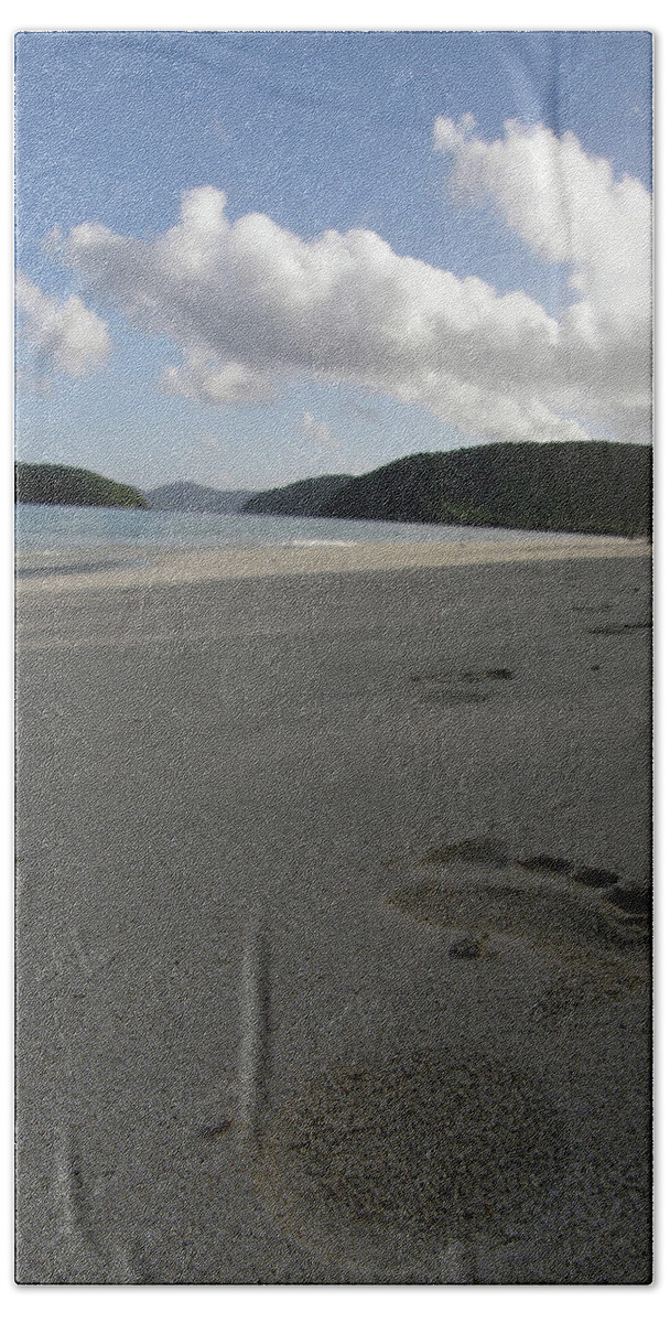 Ocean Bath Towel featuring the photograph Cinnamon toes in the sand by Kimberly Mohlenhoff