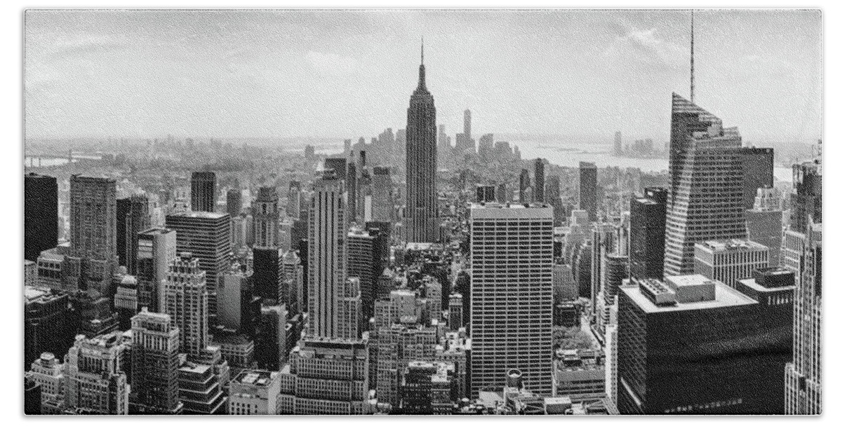 Empire State Building Bath Sheet featuring the photograph Classic New York by Az Jackson