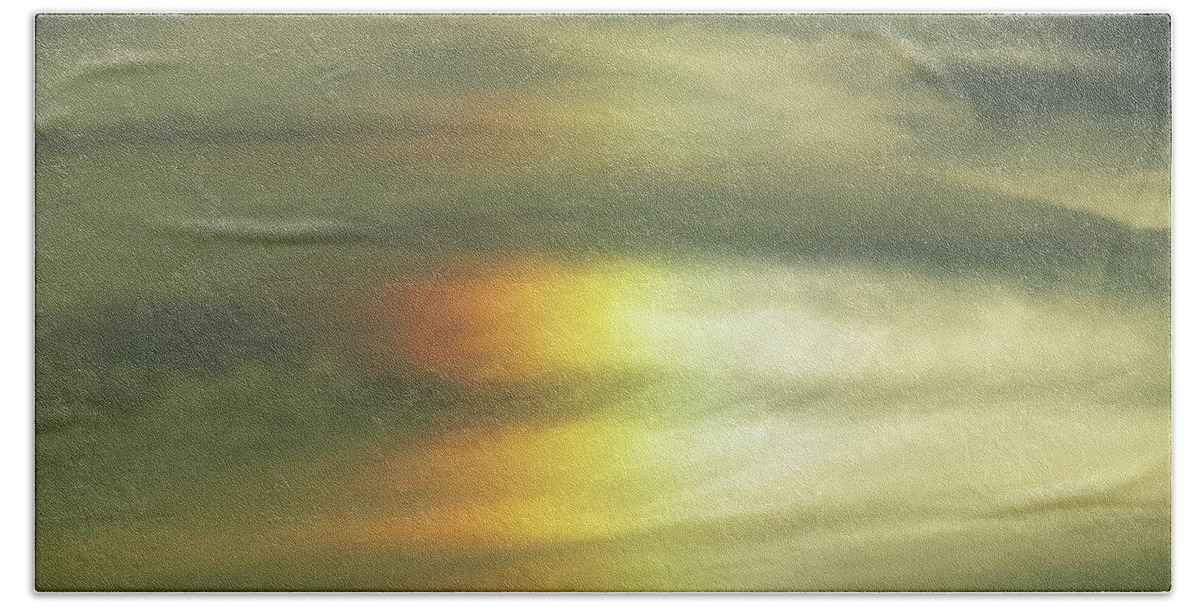 Clouds Bath Towel featuring the digital art Clouds And Sun by Kathleen Illes