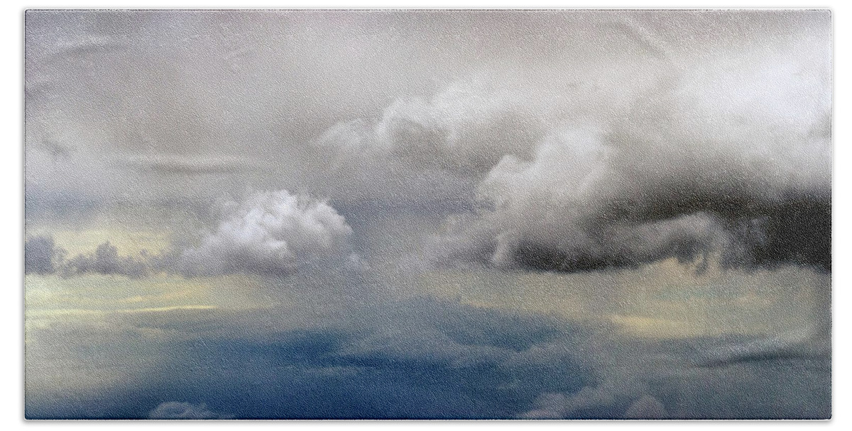 Clouds Bath Towel featuring the photograph Clouds by Christopher Johnson