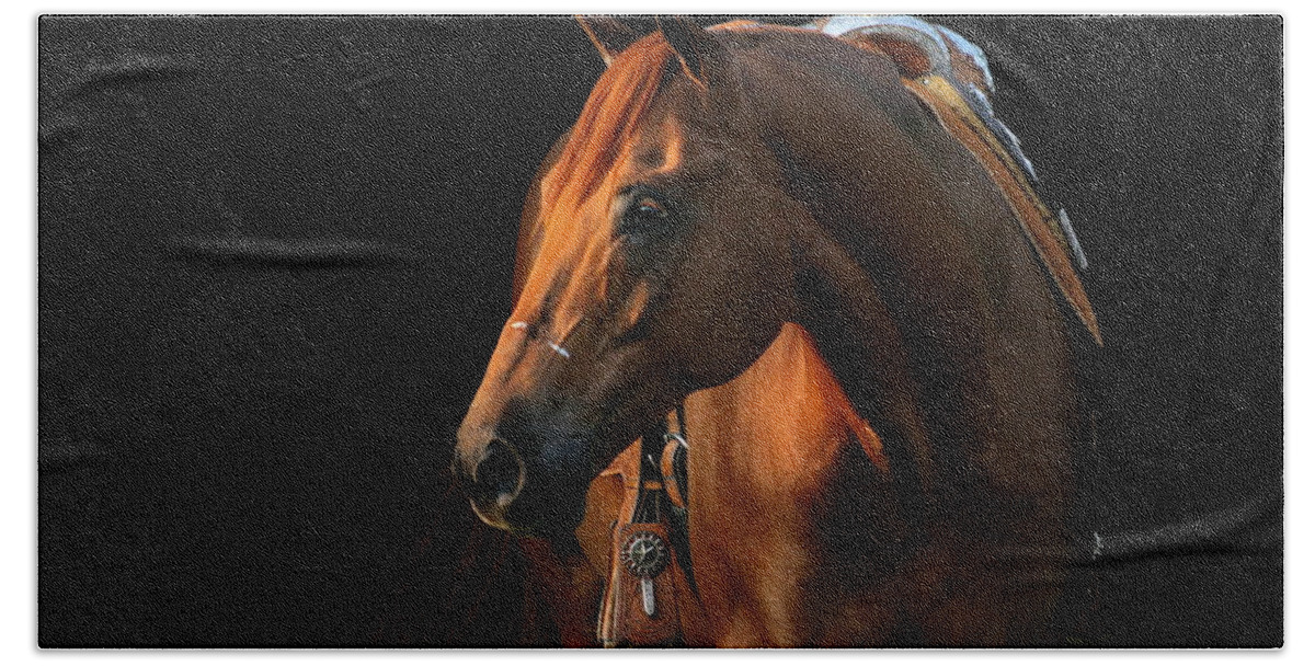 Western Bath Towel featuring the photograph Cocoa by Angela Rath